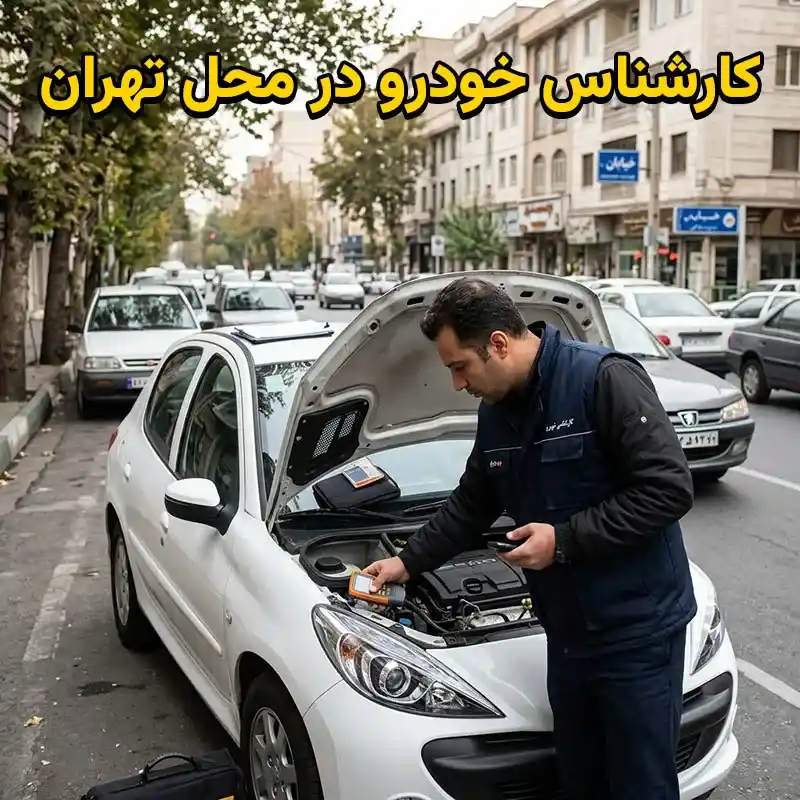 کارشناس خودرو در محل تهران - کارشناسی 0 تا 100 بدنه